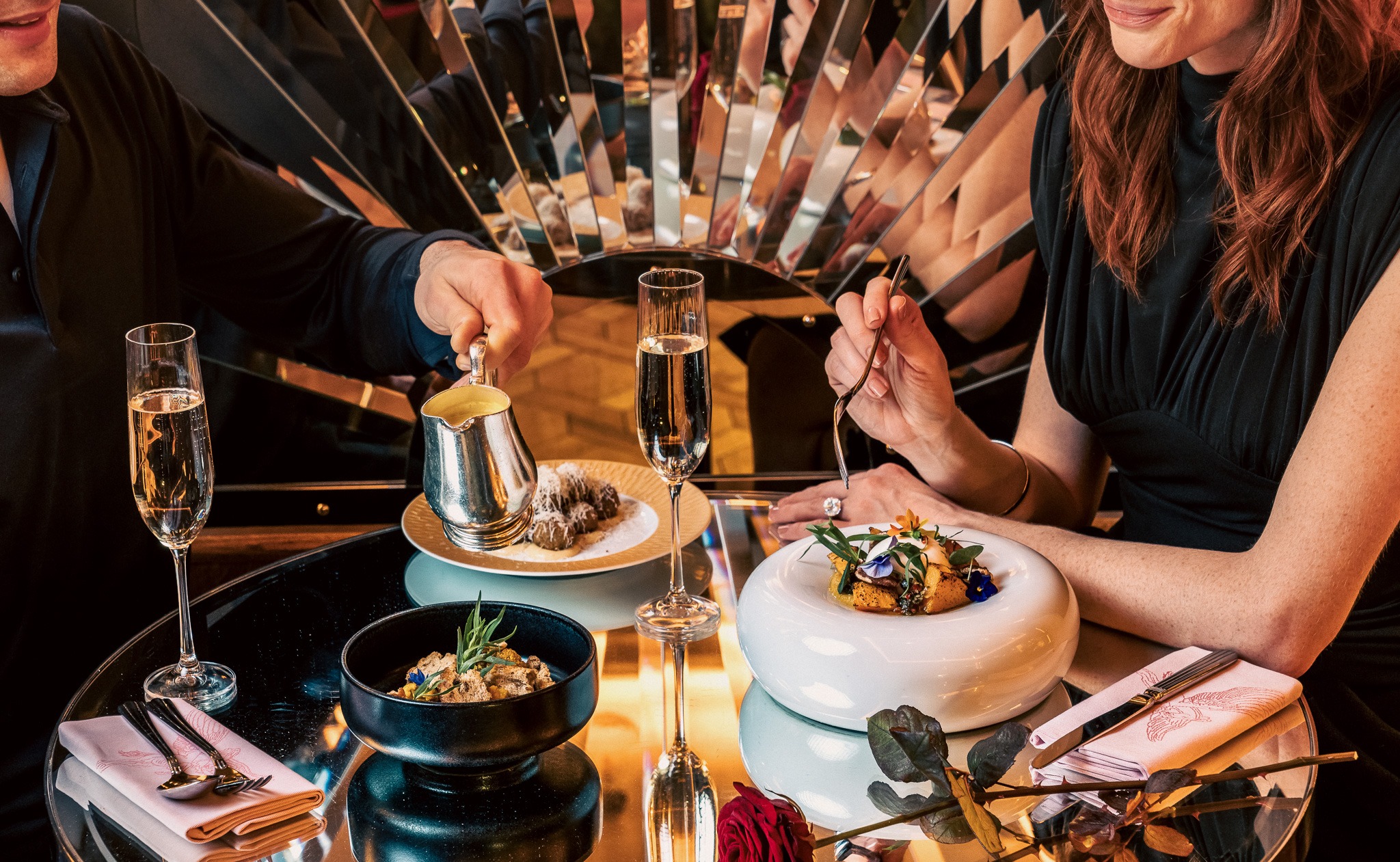 valentine's day set menu at brasserie of light