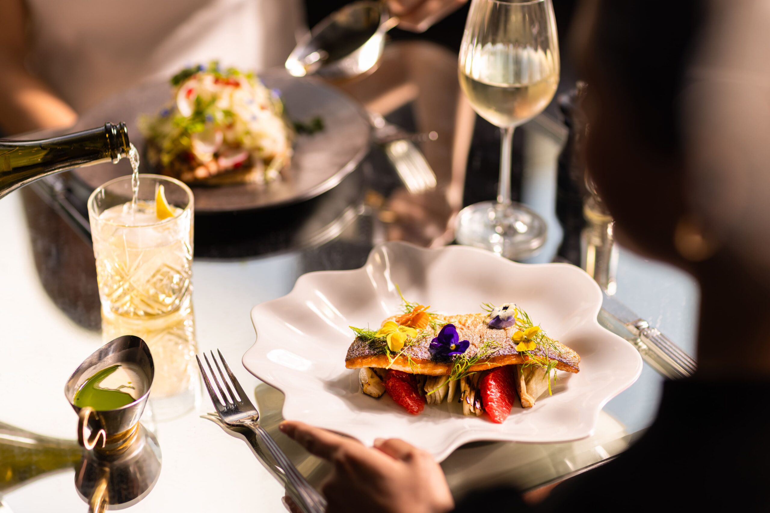 set menu at brasserie of light