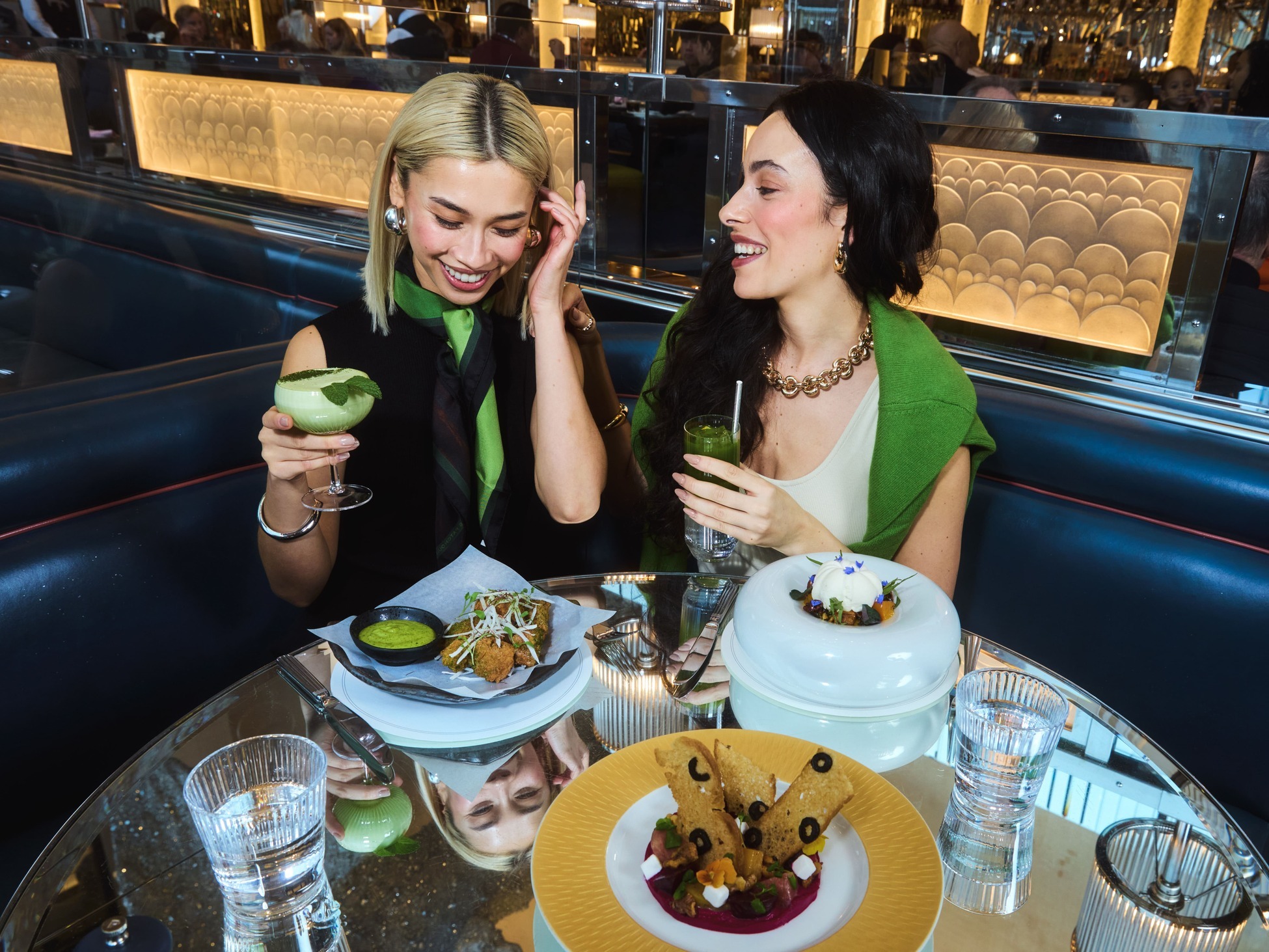 guests enjoying set menu at brasserie of light